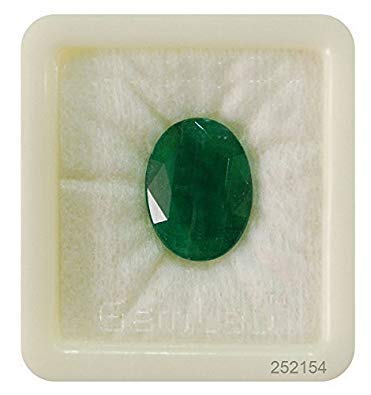 Sidharth Gems 7.45 Carat - 8.25 Ratti Colombian Panna Emerald (Panna Stone) Certified Natural Gemstone AAA Quality