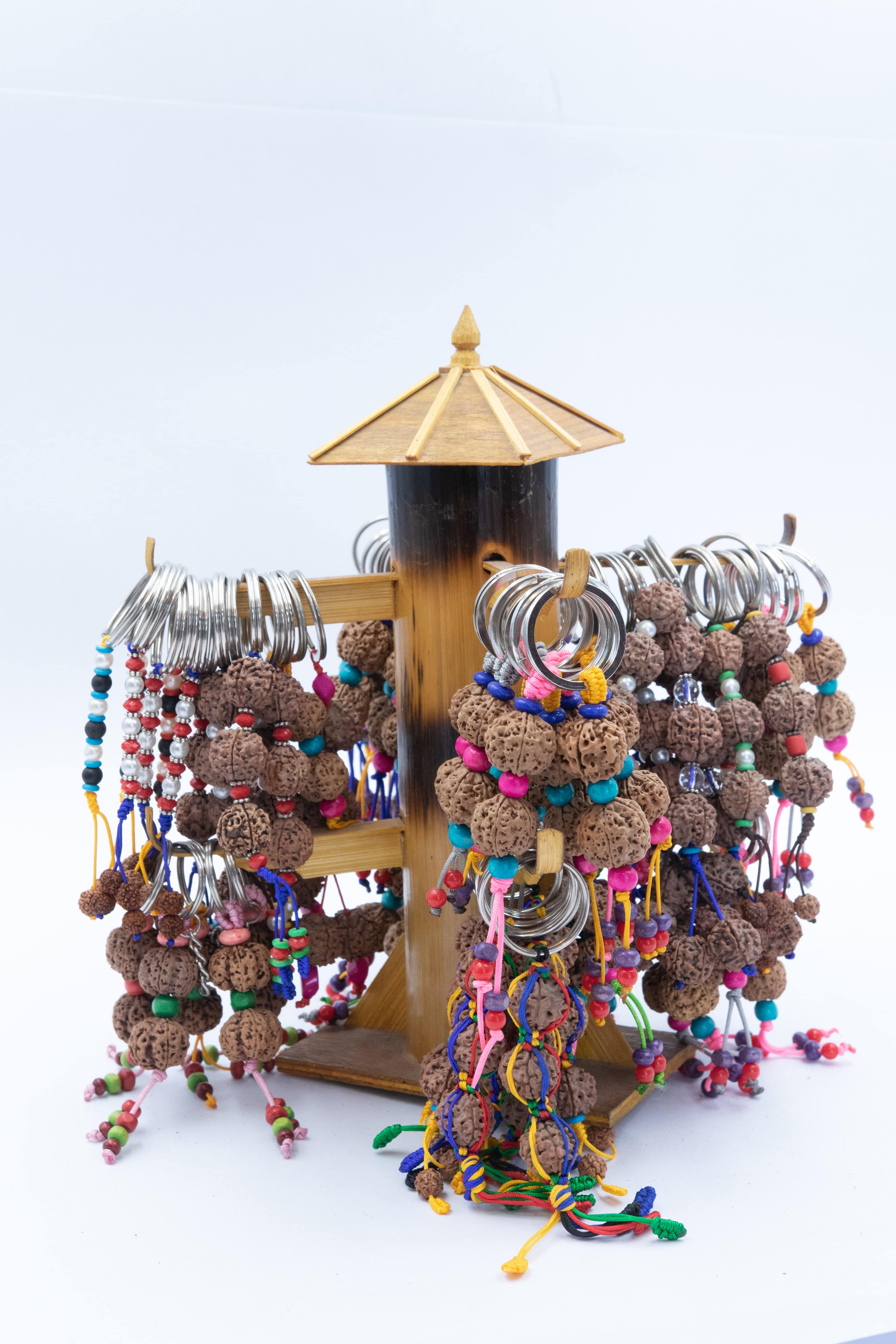 5 Mukhi Rudraksha Keychain